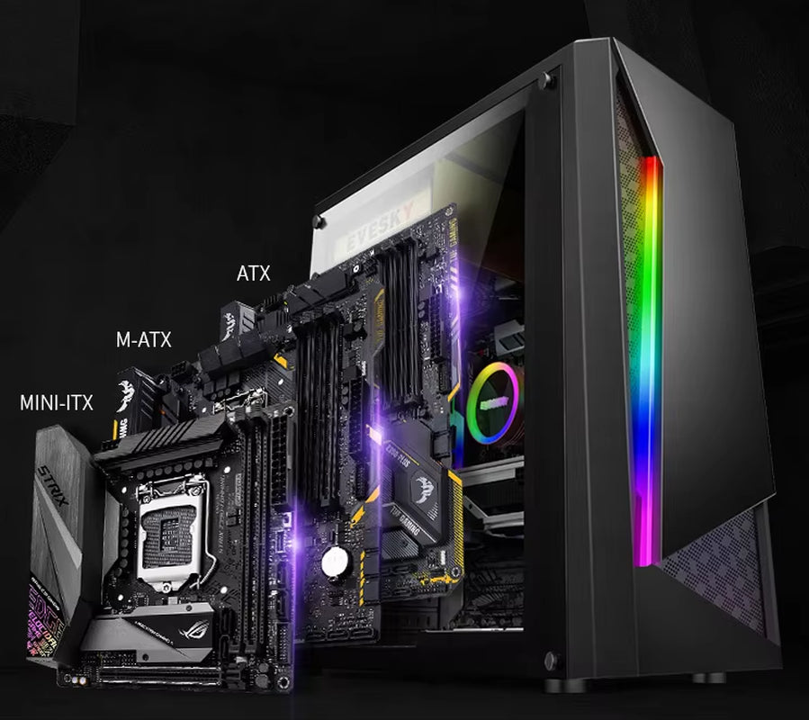 Gaming PC A8 7680/ 8G/16G RAM 120G/500G SSD Windows 10 Pro Key Assembly Machine Cheap Gaming Desktop Pc Computer Gamer