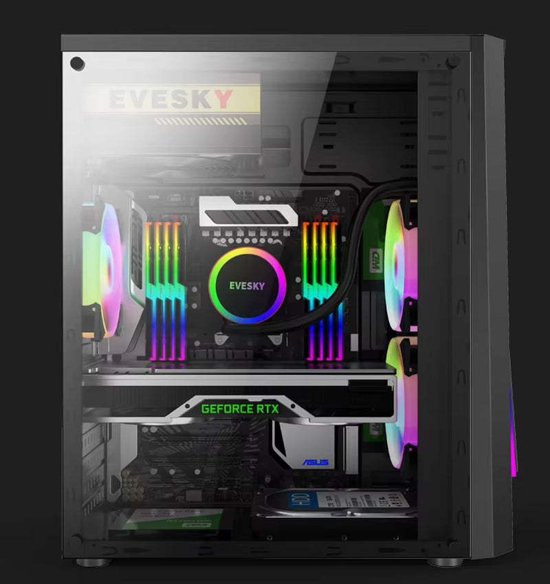 Gaming PC A8 7680/ 8G/16G RAM 120G/500G SSD Windows 10 Pro Key Assembly Machine Cheap Gaming Desktop Pc Computer Gamer