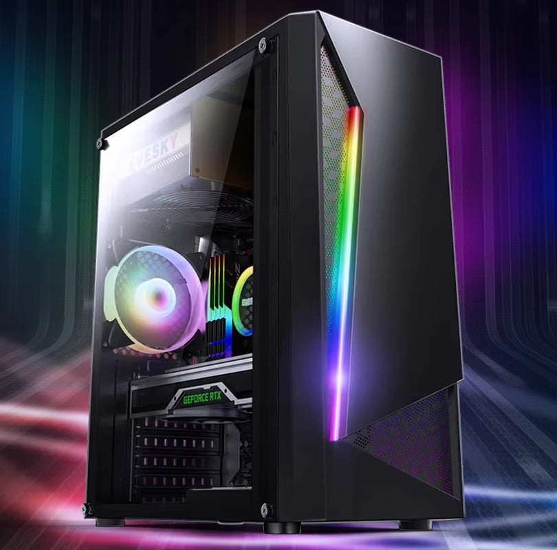 Gaming PC A8 7680/ 8G/16G RAM 120G/500G SSD Windows 10 Pro Key Assembly Machine Cheap Gaming Desktop Pc Computer Gamer