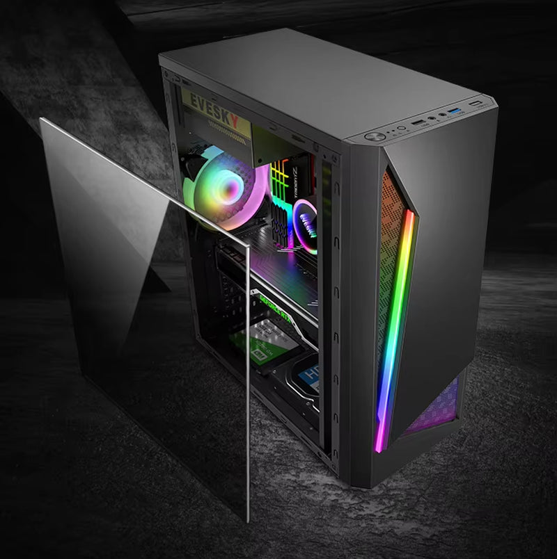 Gaming PC A8 7680/ 8G/16G RAM 120G/500G SSD Windows 10 Pro Key Assembly Machine Cheap Gaming Desktop Pc Computer Gamer